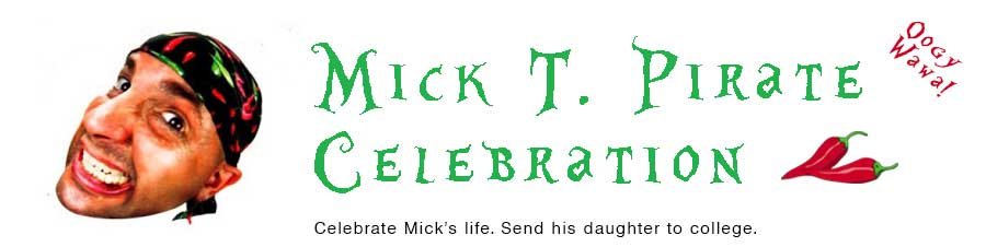 Mick T. Pirate Fundraising